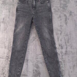 Madewell Jeans Women’s Size 25 (Length 26) Skinny Gray Stretch Denim